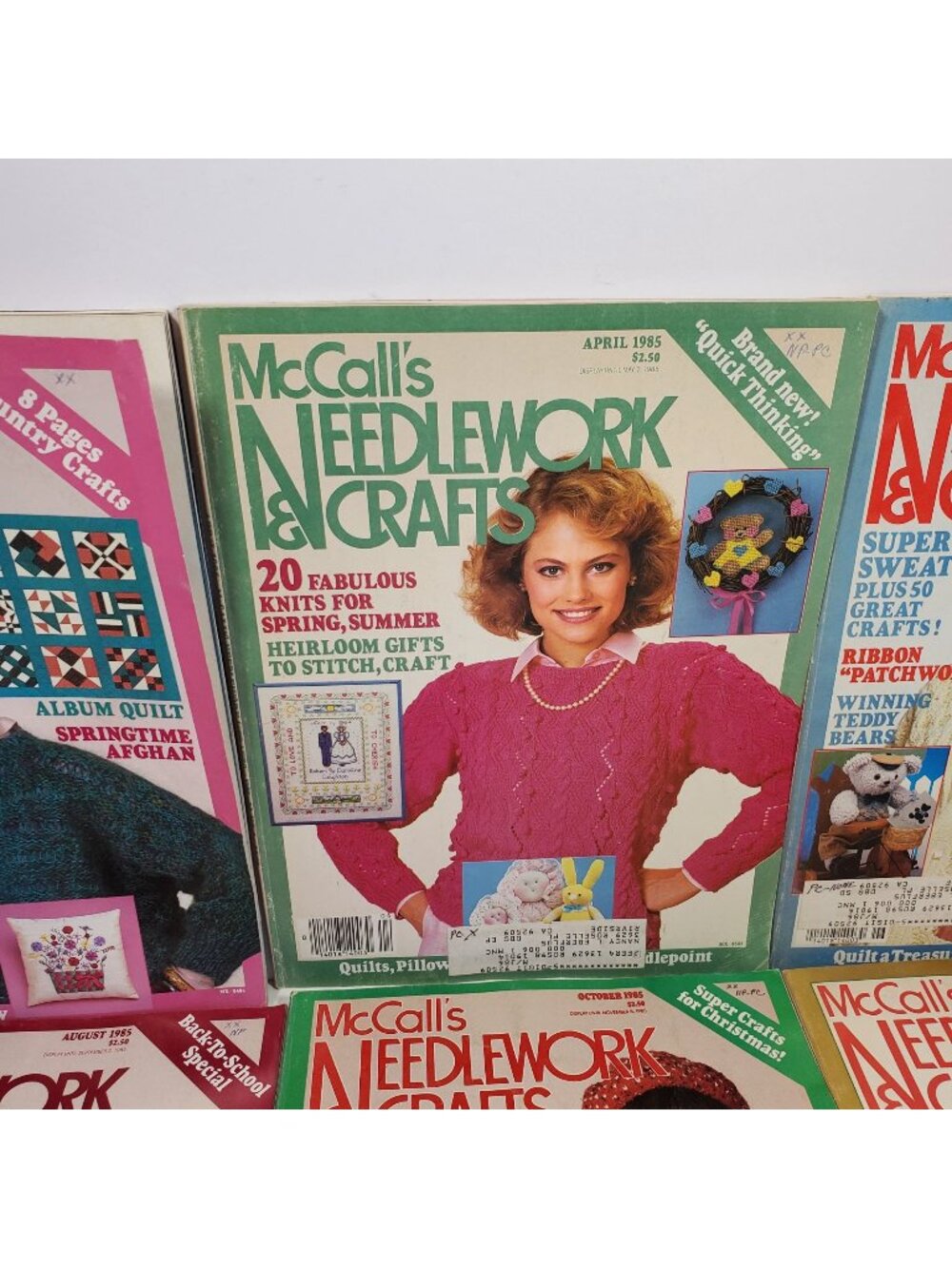 McCalls Needlework And Crafts Magazine Lot 6 Issues 1985 Vintage - Picture 5 of 12